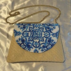 DOLCE & GABBANA BEAUTE BAG WITH INSERT AND CHAIN